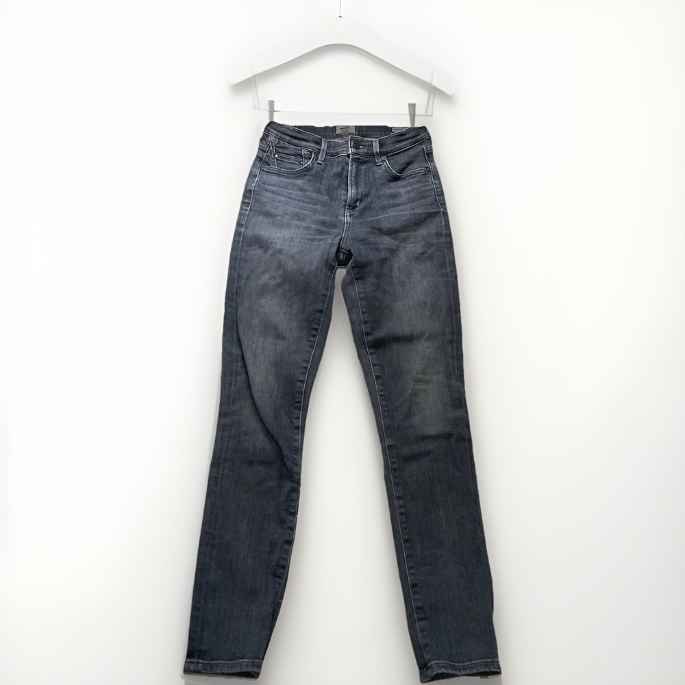Citizens Of Humanity Rocket Crop High Rise Skinny Jeans 25(24) Gray Grey